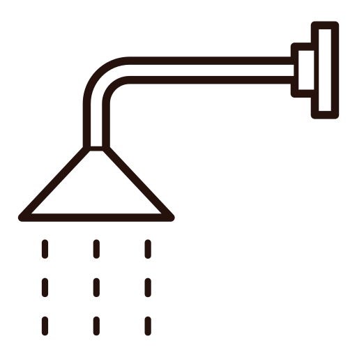 Baño privado con ducha tipo lluvia