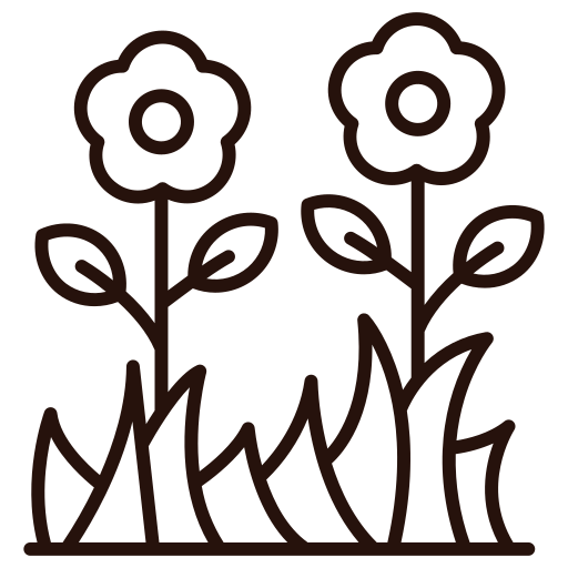 Vistas al jardín desde las habitaciones